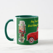 Mug Basse Pêcheur Nutcracker avec Petit Camion Rouge (Gauche)