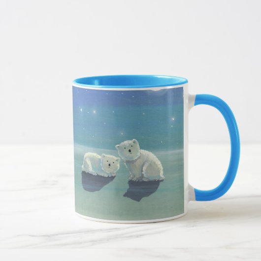 Mug Basses d'ours polaires Musique de Noël (Droite)