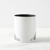 Mug basset blanc (Centre)