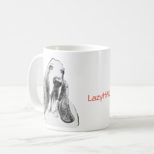 Mug Basset hound (Devant gauche)