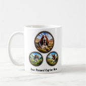 Mug Basset Hound Conception de pâte à café à 6 images (Gauche)
