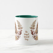 Mug Basset Hound Dog Verrerie d'automne (Centre)