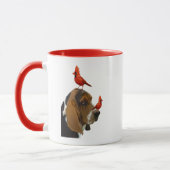 Mug Basset Hound et Birds (Gauche)