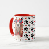Mug Basset Hound Love Funny Dog Lover (Devant gauche)