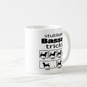 Mug Basset Tricks (Devant droit)