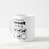 Mug Basset Tricks (Devant gauche)
