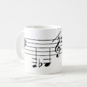 Mug Bassoon Jouer Planche De Café De Gamme (Devant gauche)