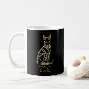 Mug Bastet, déesse égyptienne des chats. Nom dans les