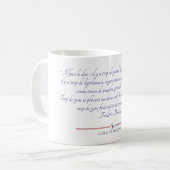Mug Bastiat Au dessus de l'humanité (Devant gauche)