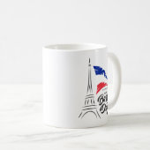 Mug Bastille Day, T-shirt Tour Eiffel (Devant droit)
