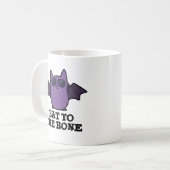 Mug Bat À L'Os Drôle Animal Pun (Devant gauche)