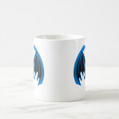 Mug Bat Bleu Le MUSÉE Zazzle Cadeaux (Centre)