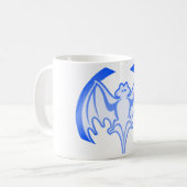 Mug Bat Blue Inv Le MUSÉE Zazzle Cadeaux (Devant gauche)