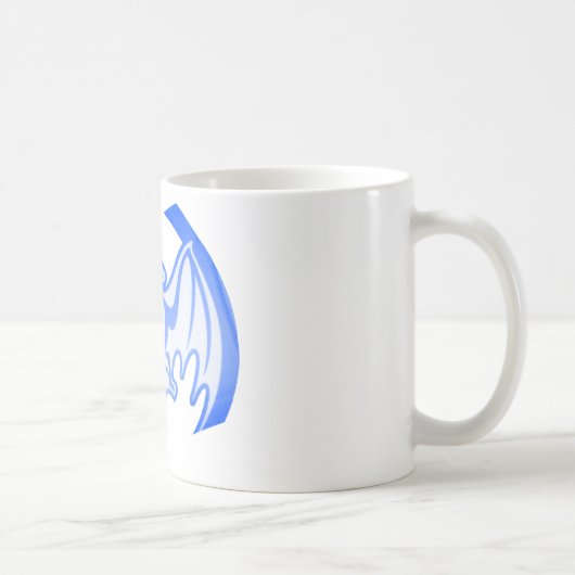 Mug Bat Blue Inv Le MUSÉE Zazzle Cadeaux (Droite)
