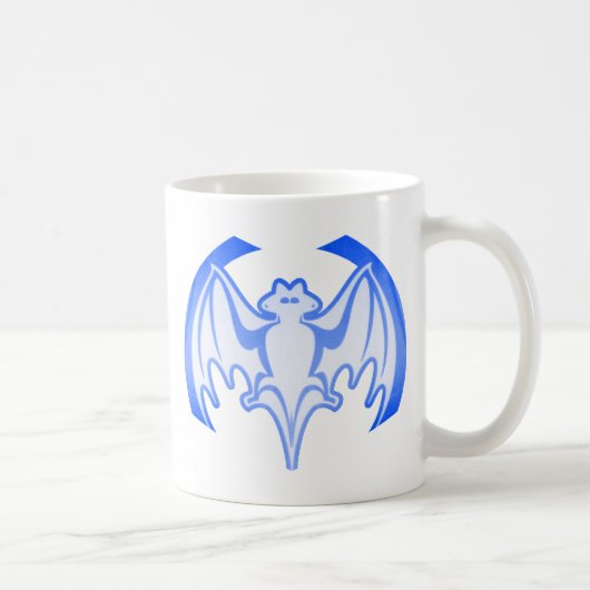 Mug Bat Blue Inv Le MUSÉE Zazzle Cadeaux (Droite)