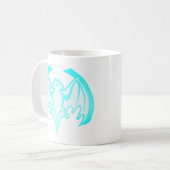 Mug Bat Cyan Inv Le MUSÉE Zazzle Cadeaux (Devant gauche)