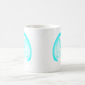 Mug Bat Cyan Inv Le MUSÉE Zazzle Cadeaux (Centre)