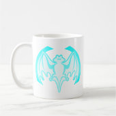 Mug Bat Cyan Inv Le MUSÉE Zazzle Cadeaux (Gauche)