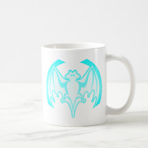 Mug Bat Cyan Inv Le MUSÉE Zazzle Cadeaux