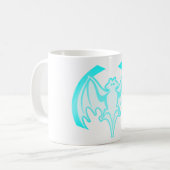 Mug Bat Cyan Inv Le MUSÉE Zazzle Cadeaux (Devant gauche)