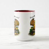 Mug Bat d'Halloween mignonne (Centre)