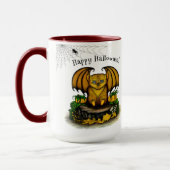 Mug Bat d'Halloween mignonne (Gauche)