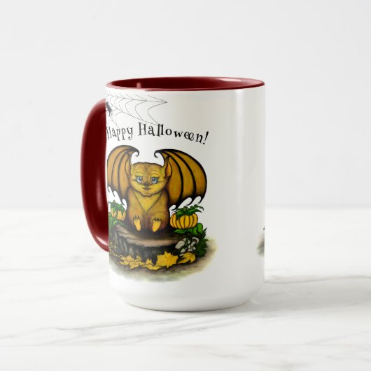 Mug Bat d'Halloween mignonne (Devant gauche)