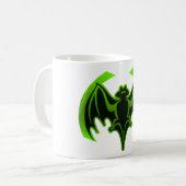 Mug Bat Green MUSEUM Zazzle Cadeaux (Devant gauche)