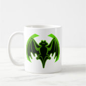 Mug Bat Green MUSEUM Zazzle Cadeaux (Gauche)