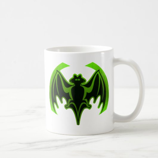 Mug Bat Green MUSEUM Zazzle Cadeaux (Droite)
