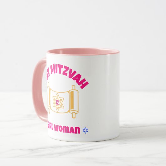 Mug Bat mitzvah (Devant gauche)