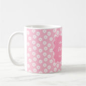 Mug Bat mitzvah floral rose (Gauche)