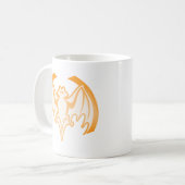 Mug Bat Orange Inv Le MUSÉE Zazzle Cadeaux (Devant gauche)