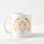 Mug Bat Orange Inv Le MUSÉE Zazzle Cadeaux (Gauche)