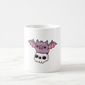Mug Bat Vampire Flying Cute Avec Crâne (Centre)