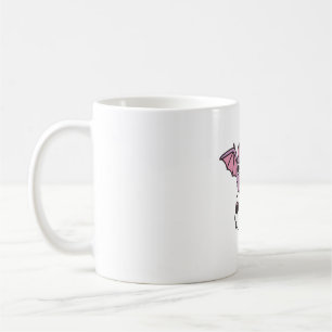 Mug Bat Vampire Flying Cute Avec Crâne