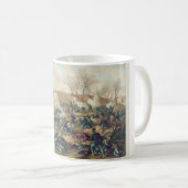 Mug Bataille américaine de guerre civile de fort (Devant droit)
