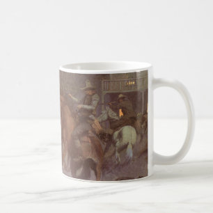 Mug Bataille au Roundup Saloon par Bill Gollings