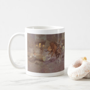 Mug Bataille au saloon Roundup par Bill Gollings