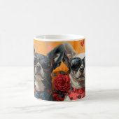 Mug Bataille australienne avec coeur Roses Saint-Valen (Centre)