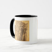 Mug Bataille d'Antietam - Guerre civile Carte panorami (Devant gauche)