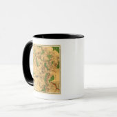 Mug Bataille d'Antietam - Guerre civile Carte panorami (Devant gauche)