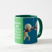 Mug Bataille de balles de golf (Devant droit)