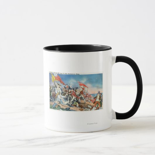 Mug Bataille de Bunker Hill Scene - Charlestown, MA (Droite)