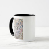 Mug Bataille de Chickamauga - Carte panoramique de la  (Devant gauche)