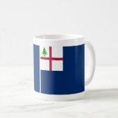 Mug Bataille de révolution américaine de drapeau de (Devant droit)