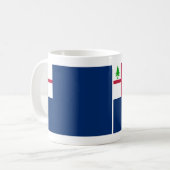Mug Bataille de révolution américaine de drapeau de (Devant gauche)