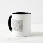 Mug Bataille de waterloo, le 18 juin 1815, feuille (Devant gauche)