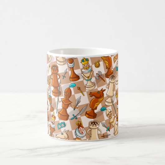 Mug bataille d'échecs (Centre)