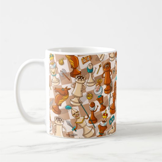 Mug bataille d'échecs (Gauche)